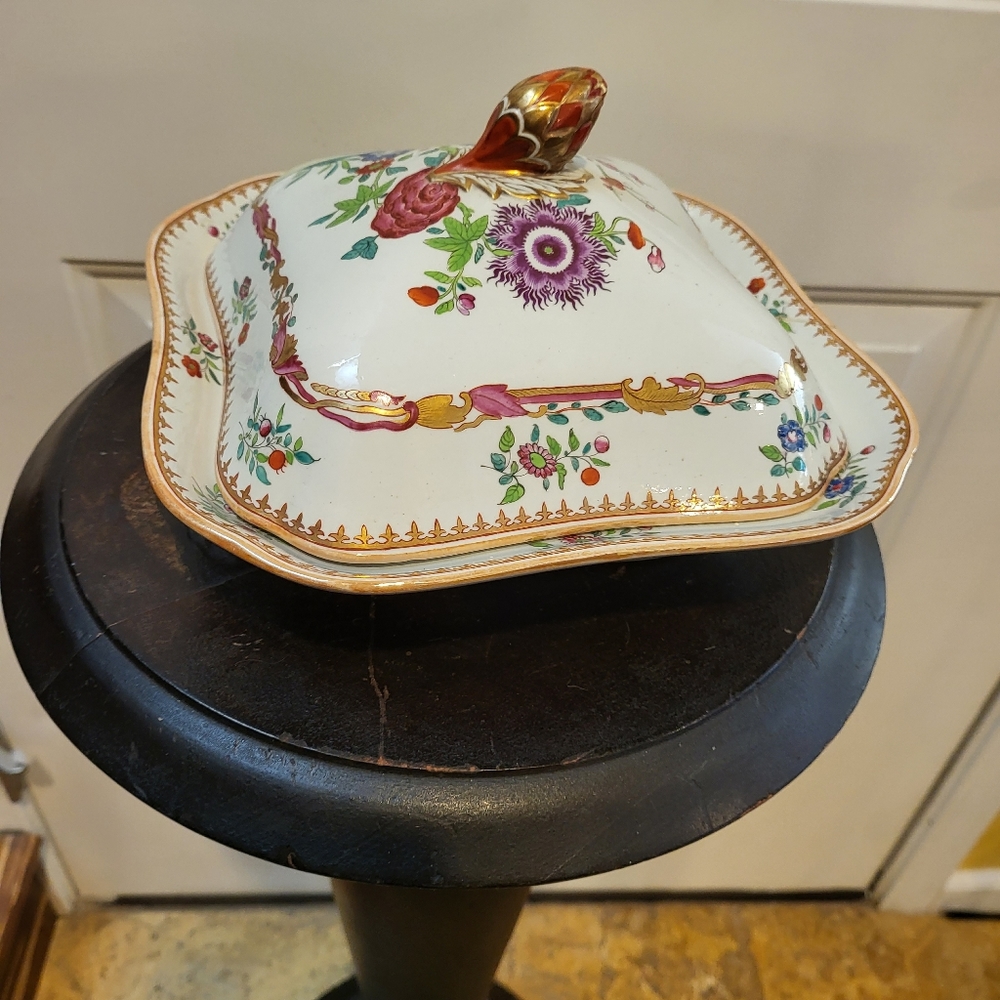 Antique Spode Ironstone Vegetable Dish c1810